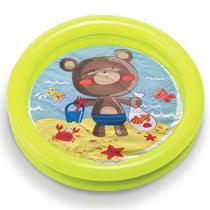 Piscina Ursinho Inflável Verde Infantil 17L - Intex 59409