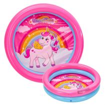 Piscininha Inflável Redonda Bebê Praia Piscina 21 Litros Diversão - Dm Toys