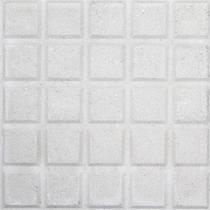 Piso 25 Dados Branco 20x20cm Amarrado Com 20 Peças 0,80m² - Artesanal Piso 20x20 25dados Branco Am20pcs 0,80m2 Artesanal