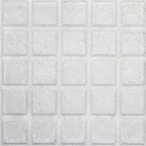 Piso 25 Dados Branco 20x20cm Amarrado com 20 Peças 0,80m² - ARTESANAL