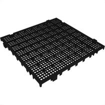 Piso Antiderrapante Plastico Presto 50X50Cm Preto Piso Antiderrapante Plastico Presto 50X50Cm Preto