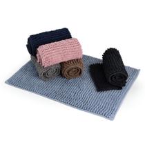 Piso Atoalhado Para Banheiro 6 Peças Pezinho Cores Supremo