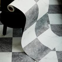 Piso Auxua Peel and Stick Marble Vinyl Roll de 2,5 m²