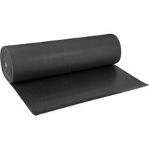 Piso De Borracha Antiderrapante Vonder Grão Preto 2,5 Mm Rolo 1 M X 20 M Piso De Borracha Antiderrapante Vonder Grão Preto 2,5 Mm Rolo 1 M X 20 M