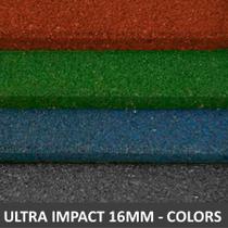 Piso De Borracha Fitness 0,50 x 0,50m 16mm Colors Ultra Impact
