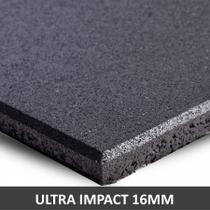 Piso De Borracha Fitness 0,50 x 0,50m 16mm Preto Ultra Impact