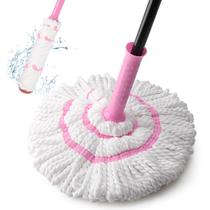 Piso de microfibra autotorcido Twist Mop KeFanta, alça de 146 cm