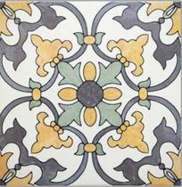 Piso em Porcelana Hidraulica kit com 10 peças 20x20cm e 07 mm de espessura Piso em Porcelana Hidraulica kit com 10 peças 20x20cm e 07 mm de espessura