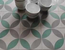 Piso em Porcelana Hidráulica Mobile 20x20 cm - Kit com 15 Peças Piso em Porcelana Hidráulica Mobile 20x20 cm - Kit com 15 Peças