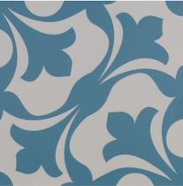 Piso em Porcelana Hidraulica Ocean Blue kit com 10 peças 20x20cm e 07 mm de espessura