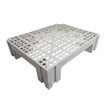 Piso Estrado Modular 50x60x15 cm Branco - Intelplast
