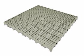 Piso Estrado Plástico Cinza 50x50