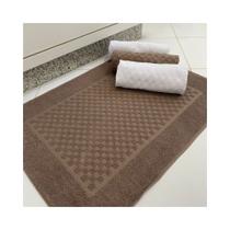 Piso Felpudo Jacquard Dianneli 480g/m² - Quadriculado