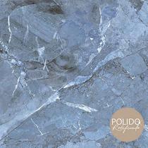 Piso Intensy Azul Retificado Polido 66x66cm Holztek