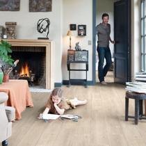 Piso Laminado Quick Step Impressive Carvalho Bege Serrado 01857 Cx 1,84m² Carvalho Bege Serrado