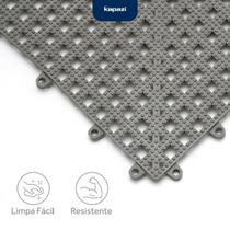 Piso Modular Acqua Kap 30cmx30cm Kit com 6 Peças- preto Piso Modular Acqua Kap 30cmx30cm Kit com 6 Peças- preto
