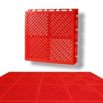 Piso Modular Premium Vazado Para Garagens Oficinas Domicilio 30,40x1,30cm Suporta até 900 kg m2