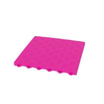 Piso modular texturizado rosa fluorescente - unidade 30x30 Piso modular texturizado rosa fluorescente - unidade 30x30
