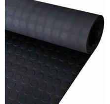 Piso Moeda Pastilhado Preto Rolo De 50cm X 100cm