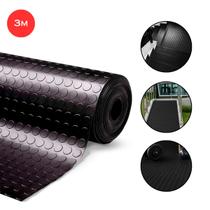 Piso Moeda Preto 3 Metros Comp X 50cm Largura Bolinha Borracha Pets Academia Piso Moeda Preto 3 Metros Comp X 50cm Largura Bolinha Borracha Pets Academia