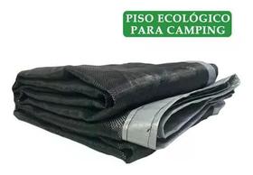 Piso Para Barraca Camping Preto 7x4 Metros Pvc Ecológico Permeável - CIKALA