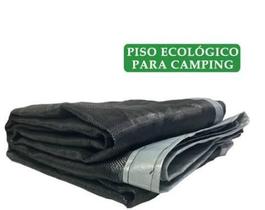 Piso Para Barraca Camping Preto 7x5 Metros Pvc Ecológico Permeável
