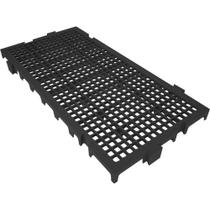 Piso Plástico Modular, 250 mm x 500 mm, Preto, 42529, Presto