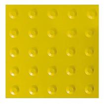 Piso PVC Tátil Alerta Amarelo 25x25 cm Piso PVC Tátil Alerta Amarelo 25x25 cm