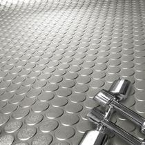 Piso Relevo Moeda Emborrachado Antiderrapante 0,7X2Mt