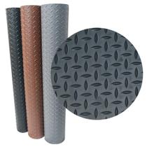 Piso Rubber-Cal Diamond-Plate Termoplástico 3,5 mm Marrom Piso Rubber-Cal Diamond-Plate Termoplástico 3,5 mm Marrom
