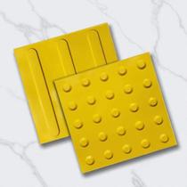 Piso Tátil Alerta Direcional 16pçs Pvc 25x25 Cores Total 1m² Piso Tátil Alerta Direcional 16pçs Pvc 25x25 Cores Total 1m²