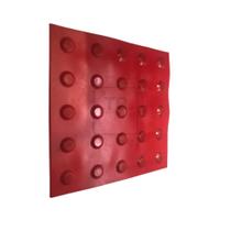 Piso Tátil Classic Alerta em PVC 25X25cm - 10 Peças