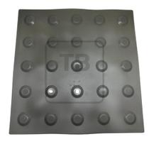 Piso Tátil Classic Alerta em PVC 25X25cm - 10 Peças