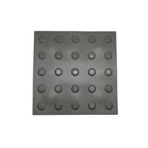 Piso Tátil Classic Alerta Pvc 25x25cm - 16 Peças - Cinza Piso Tátil Classic Alerta Pvc 25x25cm - 16 Peças - Cinza