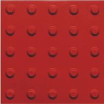 piso tátil em pvc 25cm x 25cm 16pçs ou 1m² alerta vermelho piso tátil em pvc 25cm x 25cm 16pçs ou 1m² alerta vermelho