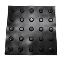 Piso Tátil PVC 25x25cm Alerta - Dupla Face - 10 Peças