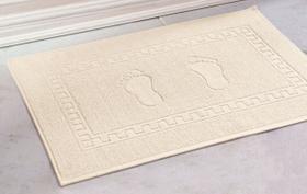 Piso Toalha P/Banheiro Buettner Felpudo Pezinho 45x70 Pérola