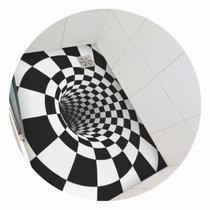 Piso vinil antiderrapante para box Buraco 3d - 1,20 x 0,80 metros