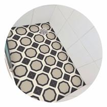 Piso vinil antiderrapante para box Ladrilho Geométrico Hexagonal - 1,20 x 0,80 metros