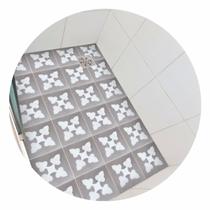 Piso vinil antiderrapante para box Ladrilho Medieval - 1,20 x 0,80 metros