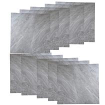 Piso Vinilico Adesivo Impermeavel 10 Uni Marmore Falso Auto Colante Decoraçao Sala Estar Quarto Banheiro Cozinha Casa