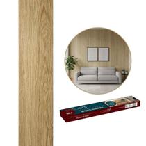 Piso Vinílico Autocolante 4 Cores Efeito Madeira 91 x 15 cm (5M²) com 36 UNI CASA LYS Malbec