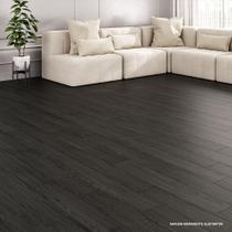 Piso Vinílico Autocolante Amadeirado Régua 5M² Cor Carvão - Tubrax Piso Vinílico Autocolante Amadeirado Régua 5M² Cor Carvão - Tubrax