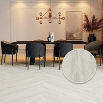 Piso Vinilico Clicado Régua 4,34m2 - Cinza