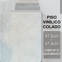 Piso Vinílico colado Cimento Queimado 47,5cm x 47,5cm 3,61m2 caixa - FORMACO DECOR