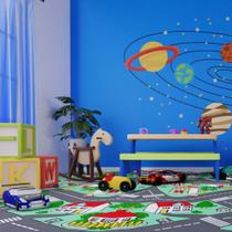 Piso Vinílico Em Manta Pvc 2,5mm Antiderrapante 12 Metros Quadrados Ambiente Infantil Quarto Brinquedoteca Kids