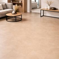 Piso Vinílico Spc Click com Manta Acústica Clicado por m² Bege/Marfim Kalla Decor Marfim