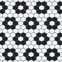 Pisos adesivos FloorPops FP3931 preto e branco
