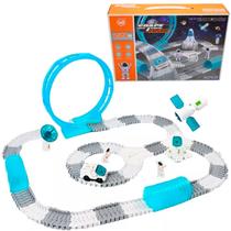 Pista Astronauta de Corrida Racer Ramp Carrinhos Carro Brinquedo Circuito Turbo Radical Run - Dony Toys