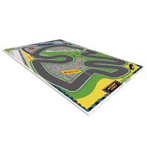 Pista Autodromo F1 Carrinhos De Corrida Hotcars 180x120cm Pista Autodromo F1 Carrinhos De Corrida Hotcars 180x120cm
